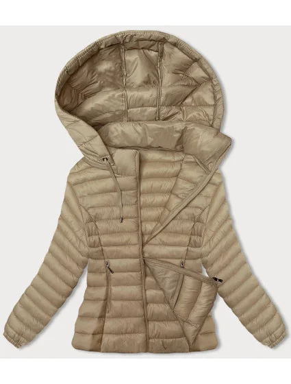PRZEJŚCIOWA PIKOWANA KURTKA DAMSKA BEŻOWA model 18823209 - J.STYLE