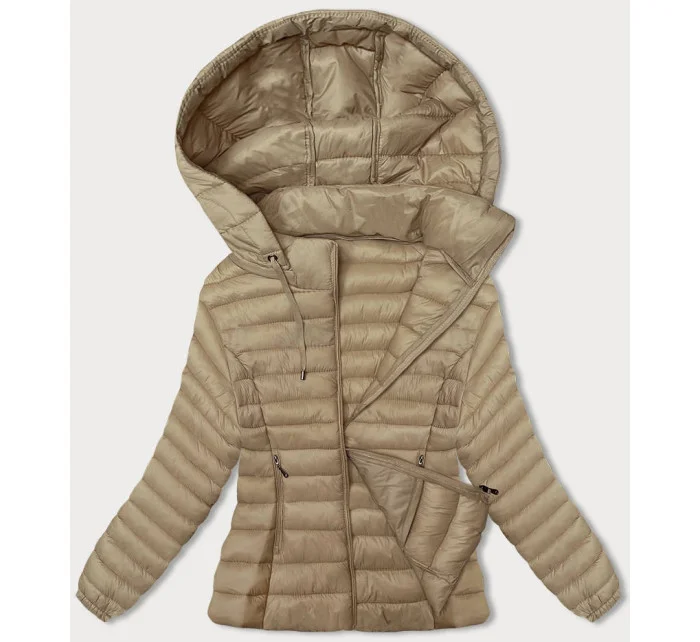 PRZEJŚCIOWA PIKOWANA KURTKA DAMSKA BEŻOWA model 18823209 - J.STYLE
