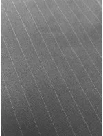 Dámske široké sivé pruhované nohavice (18629)