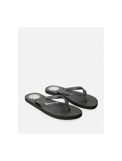 Plážové šľapky RIP CURL Icons Of Surf Bloom Open Toe, čierne