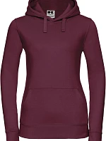 Russell Athletic 265F Dámska mikina s kapucňou „Authentic“ 10.265F bordová
