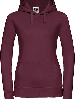 Russell Athletic 265F Dámska mikina s kapucňou „Authentic“ 10.265F bordová