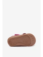 Dětské barefoot bačkůrky Růžové Třpytivé Srdce Lumi
