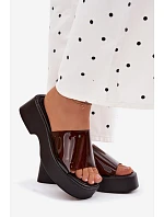 Dámské sandály s páskem Černé model 22107261 - Boto