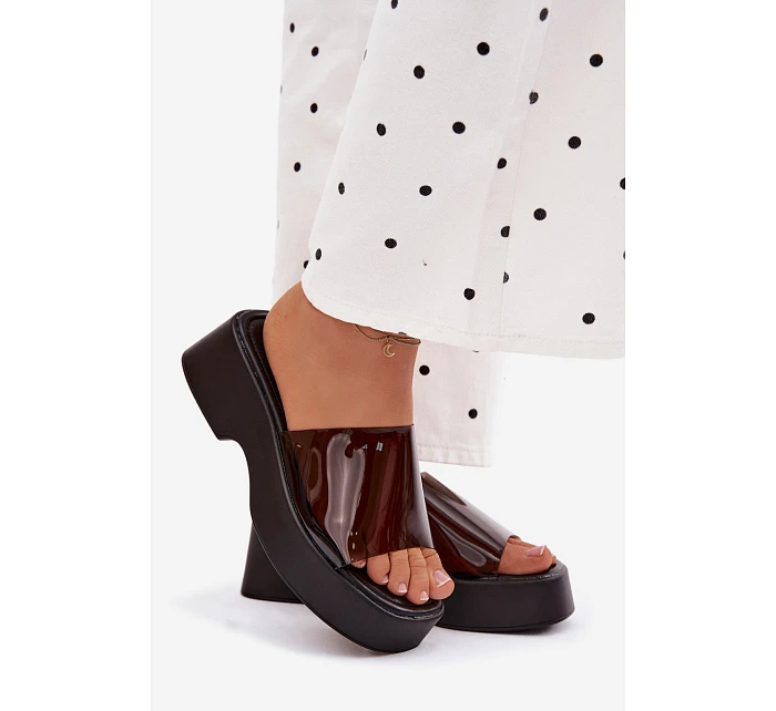 Dámské sandály s páskem Černé model 22107261 - Boto