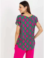 Dámská halenka model 18339466 zelená - FPrice Dámská halenka model 18339466 zelená - FPrice