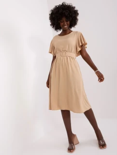 Sukienka DHJ SK model 21110928 beżowy - FPrice