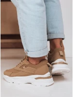 Dámske tenisky na platforme SPORTLITE khaki FashionStreet ZY0585