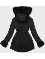 KRÓTKA PARKA ZIMOWA NA CZARNA model 21245525 - J.STYLE