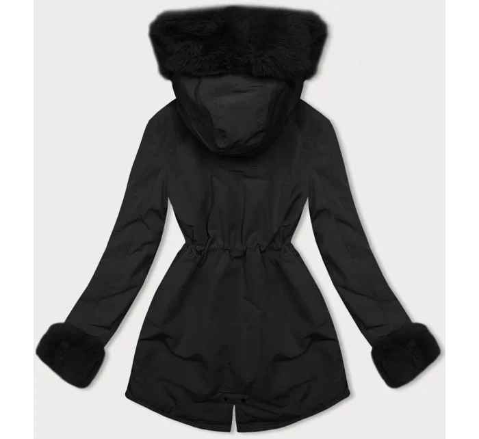 KRÓTKA PARKA ZIMOWA NA CZARNA model 21245525 - J.STYLE