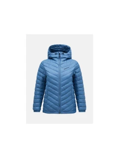 Peak Performance W Frost Down Hood Jacket blue