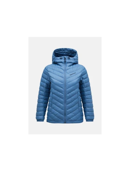 Peak Performance W Frost Down Hood Jacket blue
