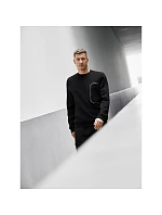 Pánská mikina z fleece s střihem bez kapuce x model 22359195 - 4F