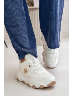 Dámské Sportovní Boty Na Zateplené Na Platformě Bílé model 21668441 - Boto Dámské Sportovní Boty Na Zateplené Na Platformě Bílé model 21668441 - Boto