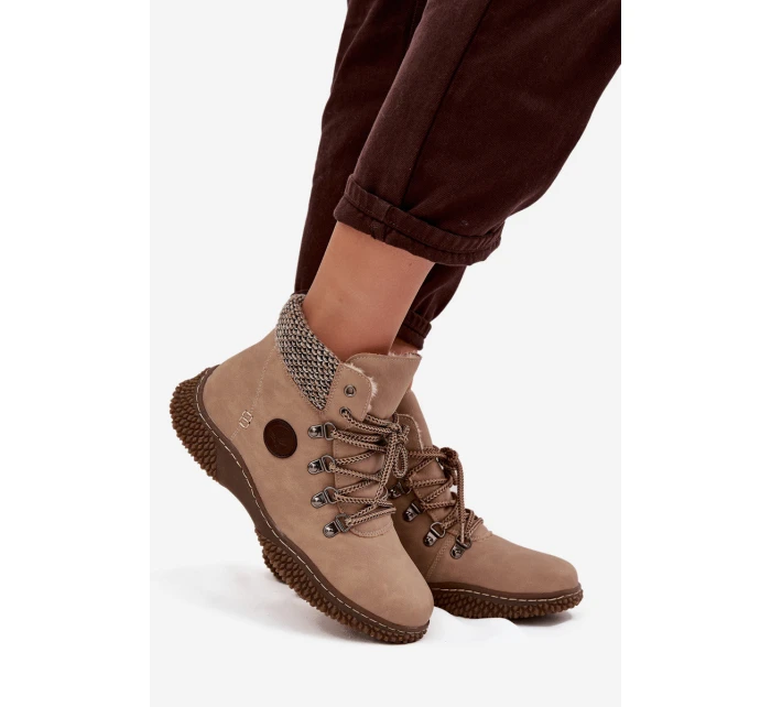 Kotníkové Dámské Béžové model 21714500 - Boto