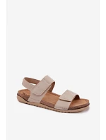 Dámské sandály model 22091707 Béžové - Inblu