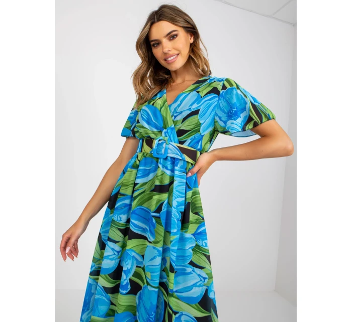 Šaty DHJ SK model 17392061 černá a modrá - FPrice