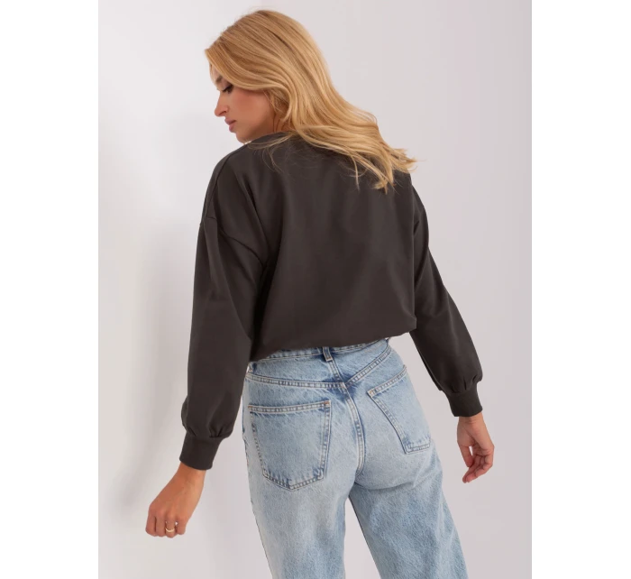 Bluzka RV BZ model 18785509 ciemny khaki - FPrice