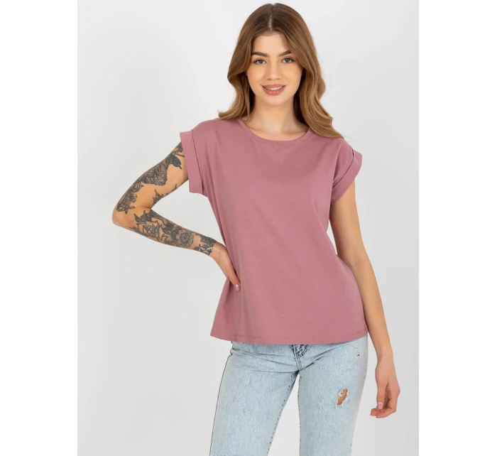 Tričko RV TS 4833.52 tmavo ružová