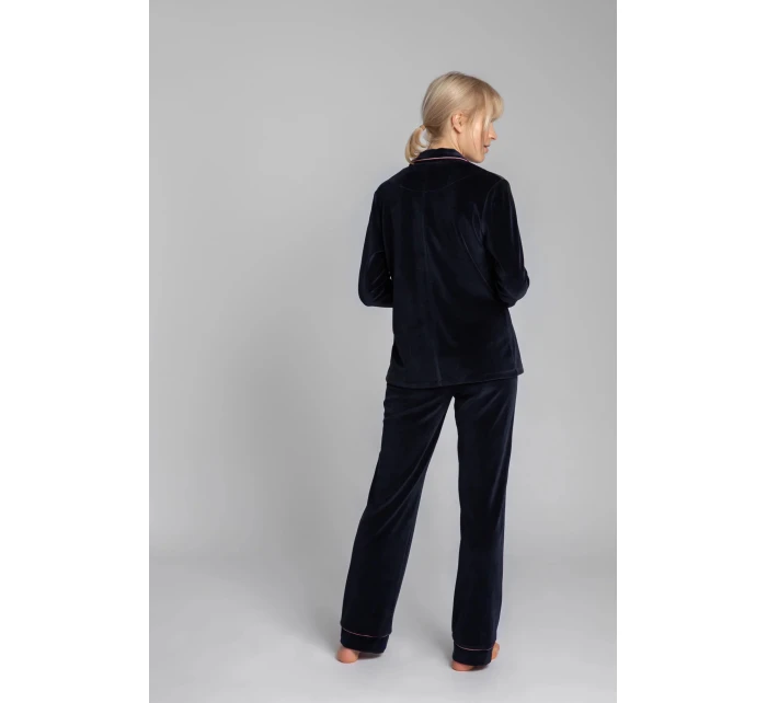 Dámske domáce tričko LA007 Tmavo modré - LaLupa