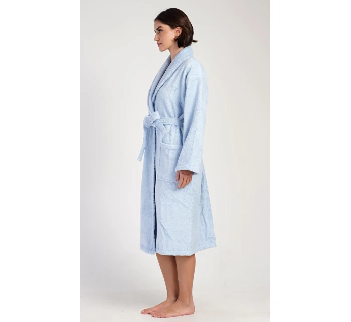 Dámský župan dlouhý se šálovým límcem model 21210371 - Vienetta