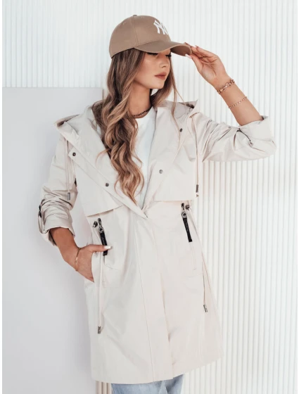 Dámská krémová přechodná bunda Dstreet model 21973552 - FashionStreet