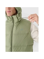 Pánska páperová košeľa bez rukávov s prírodnou výplňou 4F 4FWAW24TVJAM148-43S