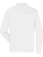 JN Pánské pracovní piqué polo s dlouhým rukávem 02. white model 22533450 - Daiber