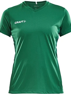 Craft wear Squad Go Jersey Solid W Dámské sportovní tričko s výstřihem do V  green model 22468998 - Craft Teamwear