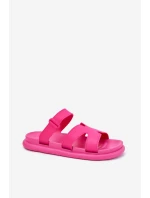 Dámské Gumové Pantofle S Páskem Fuchsie model 21702989 - Boto Dámské Gumové Pantofle S Páskem Fuchsie model 21702989 - Boto