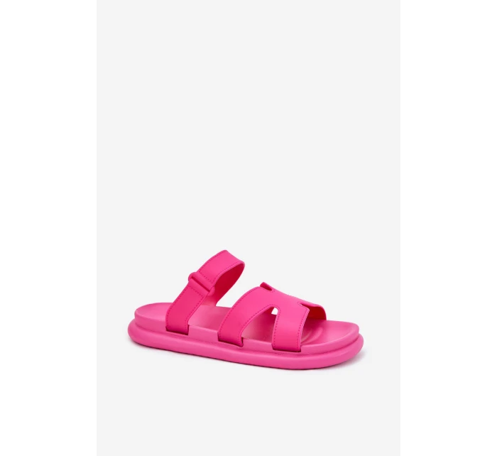 Dámské Gumové Pantofle S Páskem Fuchsie model 21702989 - Boto Dámské Gumové Pantofle S Páskem Fuchsie model 21702989 - Boto