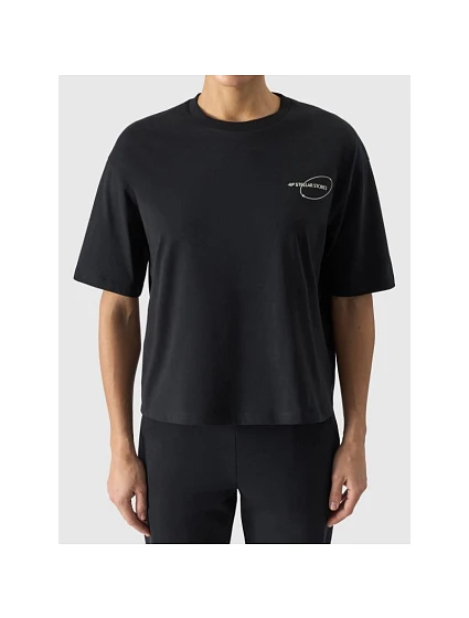 Dámské tričko oversize s potiskem model 21907591 - 4F Dámské tričko oversize s potiskem model 21907591 - 4F