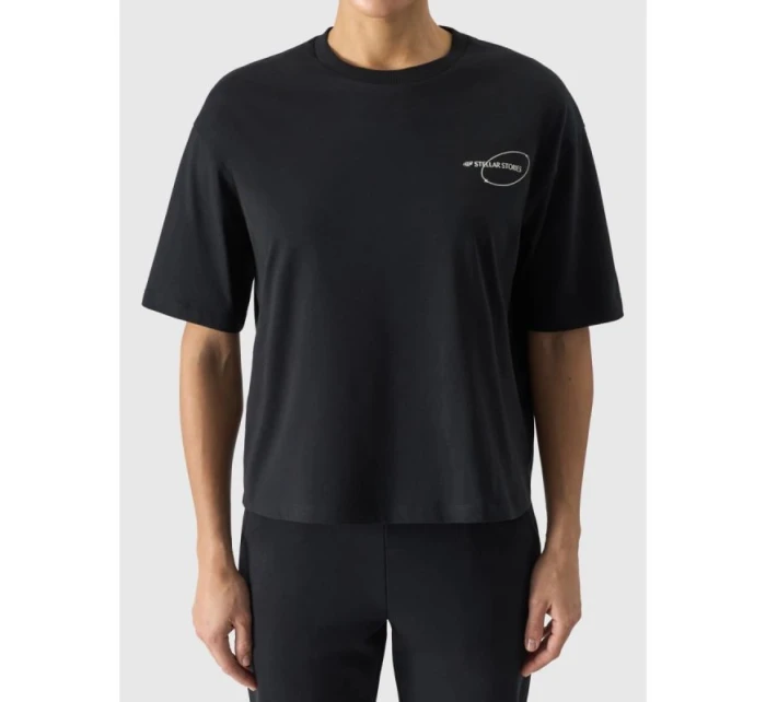 Dámske tričko oversize s potlačou 4F 4FRSS24TTSHF2089-20S