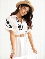 Sukienka IR SK  biało czarny model 22109812 - FPrice