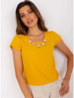 Blúzka LK BZ 505783 2.01P tmavo žltá
