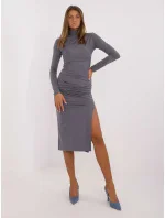 Šaty LK SK 509642.02 sivé