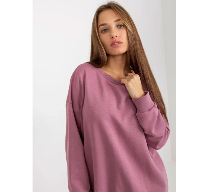 Mikina RV BL 8310.60 tmavo ružová