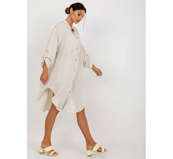 TW SK BE 199D šaty.85P svetlo béžová