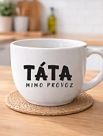 TÁTA MIMO PREVÁDZKY – keramický hrnček 400 ml