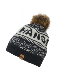 Unisex zimní čepice Beanie Černá s bílou  model 20826088 - Helly Hansen