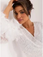 Dámska blúzka LK BZ 509522 1.20 biela - Lakerta