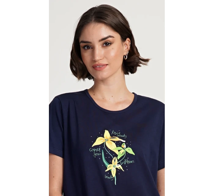 Dámske domáce šaty s krátkymi rukávmi Paula Dámske domáce šaty s krátkymi rukávmi Paula