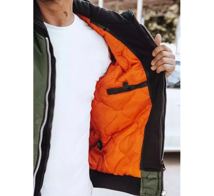 Pánska zelená bunda FashionStreet TX4190