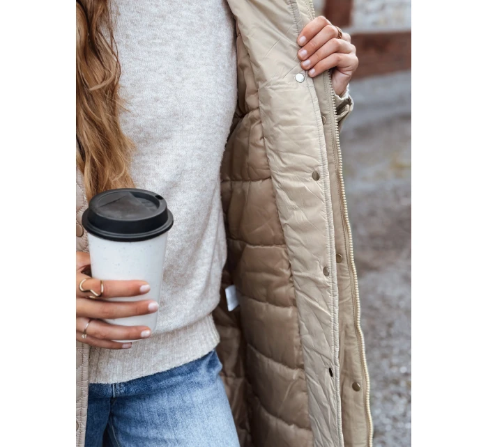 Dámska zimná bunda ISLA béžová FashionStreet TY3211