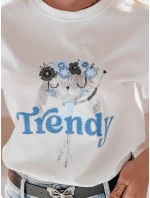 Dámské tričko s potiskem  bílé Dstreet model 21989250 - FashionStreet