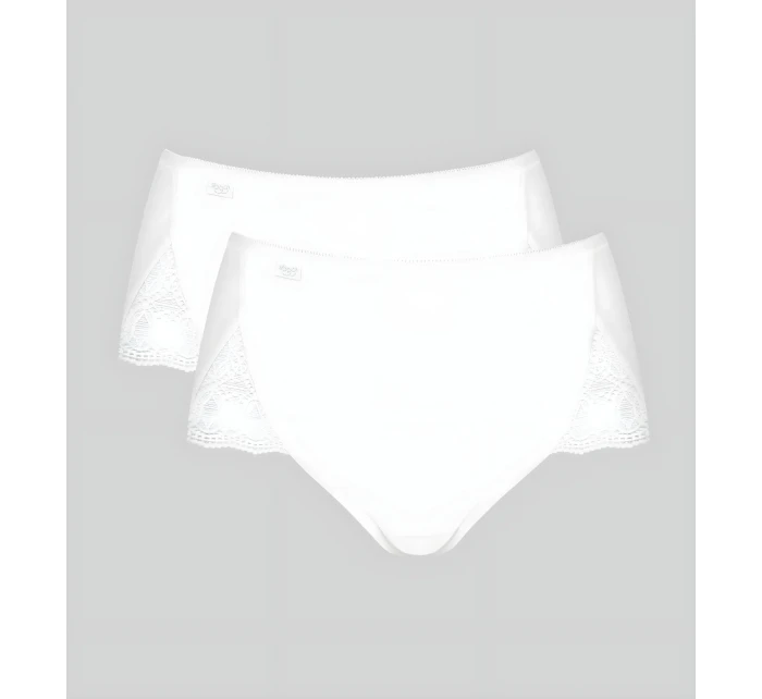 Dámské kalhotky Sloggi Pure Sense Luxe Maxi C2P bílé Dámské kalhotky Sloggi Pure Sense Luxe Maxi C2P bílé