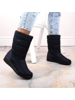 Dámske vysoké snehové topánky W EVE436B navy blue - Novinky Dámske vysoké snehové topánky W EVE436B navy blue - Novinky