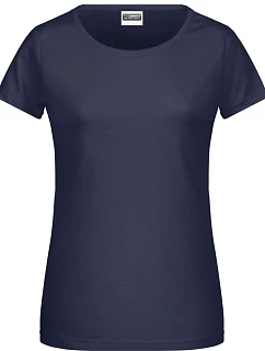 8007 Dámské tričko z bio bavlny model 22415516 navy - Daiber
