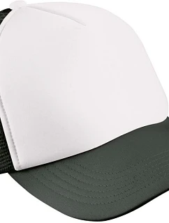 MB 71 Dětská 5 panelová síťovaná kšiltovka model 22503993 white/black - Daiber