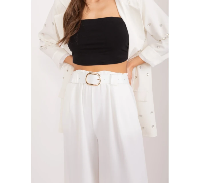 Spodnie DHJ SP model 19760140 ecru - FPrice Spodnie DHJ SP model 19760140 ecru - FPrice